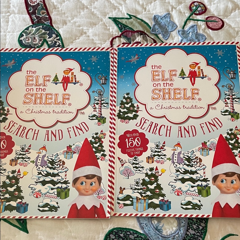 New Never Used The Elf on the Shelf Search and Find Books Dated 2020